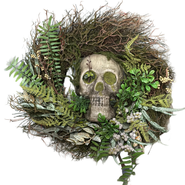 Skull wreath